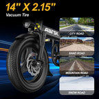 Aairsk F6 Pro 20" Fat Tire Folding E-Bike — US Edition — view 7