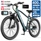 Aairsk GT300 24"/26" Electric Mountain Bike — US Stock  • Up to 52 km Range • Color LCD & NFC Start